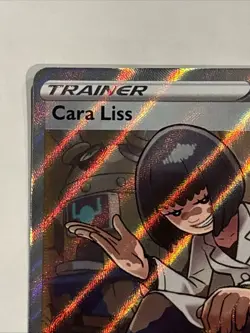 Pokemon Trainer Cara Liss Full Art Shining Fates Holo Card 067/072 Ultra Rare NM - Image 2