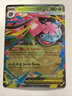 Mega Venusaur ex 013 Me: Mega Evolution Promo Holo Pokemon TCG Near Mint! - Image 1