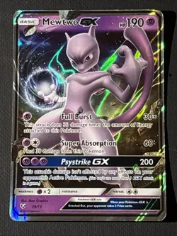 Mewtwo GX 39/73 Holo SHL Shining Legends Ultra Rare Pokemon TCG - Image 1