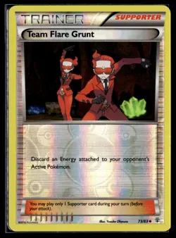 Pokemon TCG | Generations | Team Flare Grunt | 73/83 | Reverse Holo | LP - Image 1