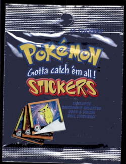 Pokemon Stickers | Artbox 1999 | Sealed Pack | Stickers - Image 1