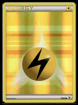 Pokemon TCG | Generations | Lightning Energy | Reverse Holo | 78/83 | LP - Image 1