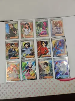 Pokemon Lot Of Full Art Trainers: Erika's Invitation 203/165,Dawn 118/094 & More - Image 1