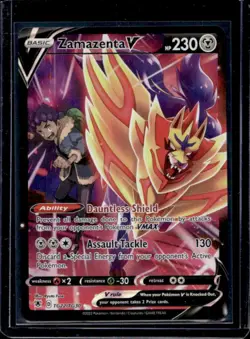 2022 Pokemon SWSH Astral Radiance Zamazenta V Trainer Gallery #TG22/TG30 - Image 1
