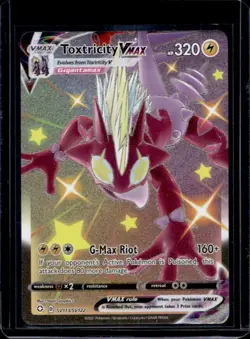2021 Pokemon SWSH Shining Fates Toxtricity VM Shiny Vault #SV113/SV122 - Image 1