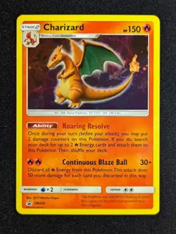 2019 Pokemon CHARIZARD #SM226 Black Star Promo Fall Collector Chest Cosmos Holo - Image 1