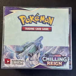 Pokemon TCG Chilling Reign Booster Box Sealed w/ Plastic Case - Image 1
