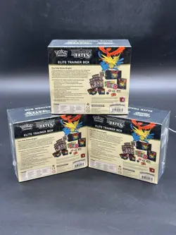 Lot of (3) Pokemon TCG Hidden Fates Elite Trainer Box ETB Sealed - Image 3