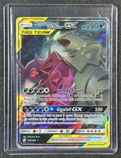 MEGA SABLEYE & TYRANITAR TAG TEAM 2019 POKEMON S & M UNIFIED MINDS #126/236 HOLO - Image 1