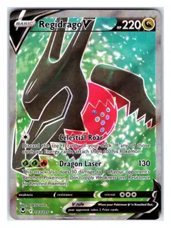 Pokemon TCG - Regidrago V (Full Art) - SWSH12: Silver Tempest 183/195 Ultra Rare - Image 1