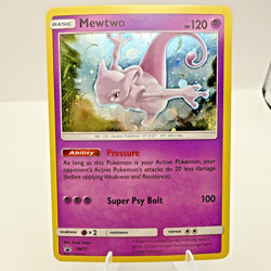 Pokemon TCG Mewtwo SM77 SM Black Star Promo - Image 1