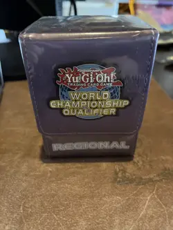 Yu-Gi-Oh World Championship Qualifier Regional Purple Deck box Purple SEALED - Image 1