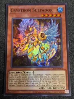 Yugioh Crystron Sulfador - OP30-EN005 - Super Rare - Unlimited Edition - NM - Image 1