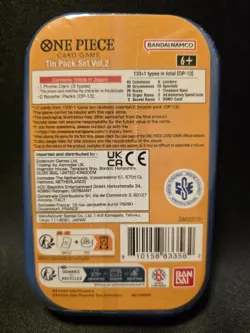 One Piece Tin Pack Set Vol. 2 Sabo - In Hand Bandai TCG Volume Two Sealed - Image 2