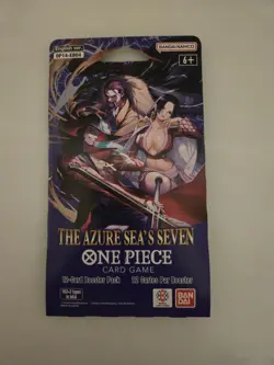 Resealed One Piece TCG The Azure Sea's Seven Sleeved Booster Pack OP-14 English - Image 1