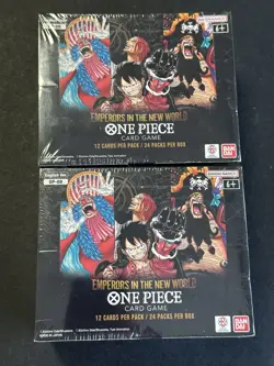 Lot of (2) One Piece EN OP-09 Emperors in the New World Booster Boxes Sealed - Image 1