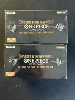 Lot of (2) One Piece EN OP-09 Emperors in the New World Booster Boxes Sealed - Image 3