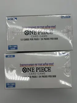 Lot of (2) One Piece English OP-05 Awakening in the New Era Booster Boxes Sealed - Image 3