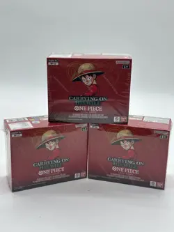 #1 Lot of (3) One Piece English OP-13 Carrying On His Will Booster Boxes Sealed - Image 1