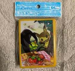 Pokemon Center Japan Mimikyu Picnic Card Sleeves Deck Shields 64 Comic Anime - Image 1