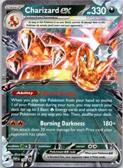 Charizard ex #196 Holo Scarlet & Violet Promo Cards Pokemon NM (C) - Image 1