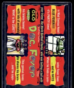 Oddbooz | GLO GHC-61 | Doc. Fever Trading Card | Gross-Out Mad Scientist | LP - Image 2