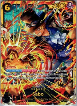 Sabo OP13-120 SEC English Carrying On His Will - One Piece Card - NM - Image 1