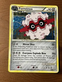 Forretress 3/90 Holo Rare Undaunted Pokemon Card - Image 1