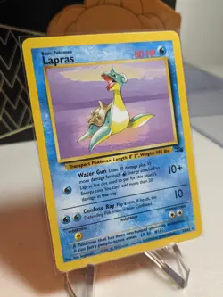 Pokemon TCG Card 1999 Fossil Set Lapras 25/62 - NM - Image 2