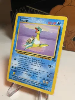 Pokemon TCG Card 1999 Fossil Set Lapras 25/62 - NM - Image 3