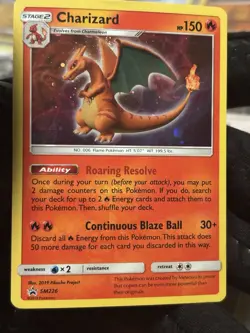 Pokemon Charizard Holo SM226 Ability 2019 English TCG Card - Image 1