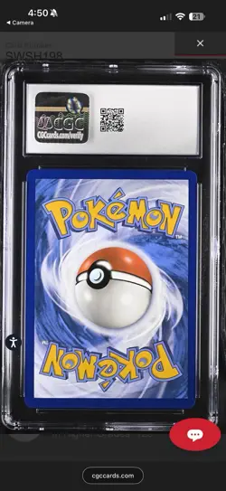 Pikachu V SWSH198 SWSH: Sword & Shield Promo Cards Holo CGC Gem Mint 10 - Image 2