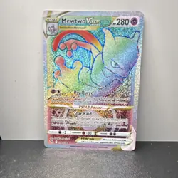 Pokemon Mewtwo VSTAR 079/078 Pokemon GO Secret Rare Full Art Holo Card - Image 1