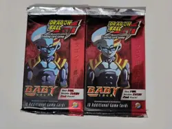Dragon Ball GT Baby Saga 10 Card Booster Pack X2 (2004) Factory Sealed - Image 1