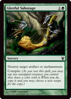 4x Gleeful Sabotage NM-Mint, English Archenemy MTG Magic - Image 1