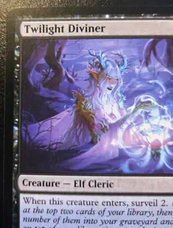 Twilight Diviner 0122 Rare Lorwyn Eclipsed Magic: The Gathering - Image 2