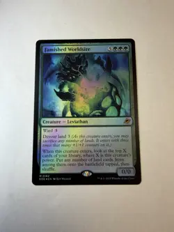 Famished Worldsire NM Edge of Eternities Foil Magic The Gathering Mtg Near Mint - Image 1