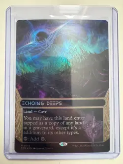 Echoing Deeps #0013 Borderless FOIL Edge of Eternities: Stellar Sights NM ENG M - Image 1