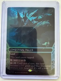 Lumbering Falls #0024 Borderless FOIL Edge of Eternities: Stellar Sights NM ENG - Image 1