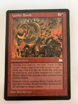 MTG NM Goblin Bomb Weatherlight - Image 1