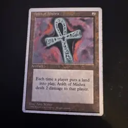 MTG Ankh of Mishra 4th Edition Regular Rare - Image 1