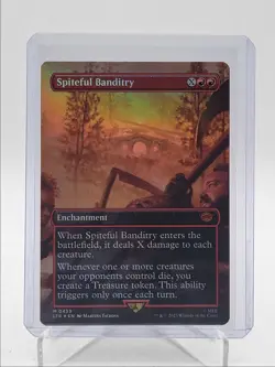 SPITEFUL BANDITRY 2023 MTG LORD OF RINGS: TALES OF MIDDLE-EARTH FOIL Q5966 - Image 1