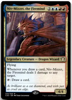 MTG Niv-Mizzet, the Firemind R Commander 2020 225 LP - Image 1
