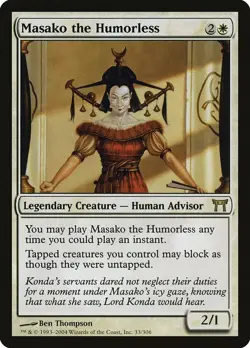 Masako the Humorless - Champions of Kamigawa - Magic the Gathering MTG - Image 1