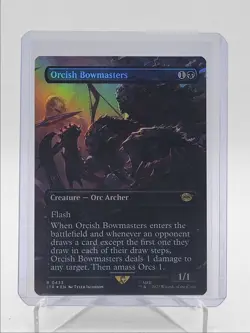 ORCISH BOWMASTERS 2023 MTG LORD OF RINGS: TALES MIDDLE-EARTH FOIL 1/1 Q5966 - Image 1