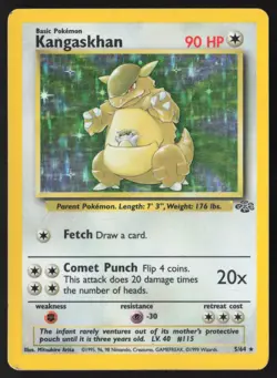 Pokemon TCG | Kangaskhan 5/64 | Jungle | Medium Played - Image 1