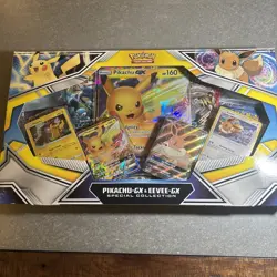 Pokemon Eevee GX Pikachu GX Special Collection Box Sealed New - Image 1