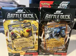 Pokemon Ampharos & Lucario Ex Battle Deck - 2 Pack 820650862281 - Image 2