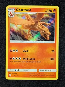 2019 Pokemon CHARIZARD #5/18 Detective Pikachu Unlimited Holo Rare English - Image 1