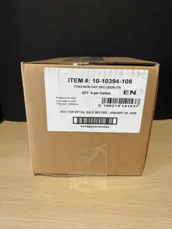 POKEMON TCG 2026 POKEMON DAY COLLECTION BOX FACTORY SEALED CASE 6 BOXES (B) - Image 1